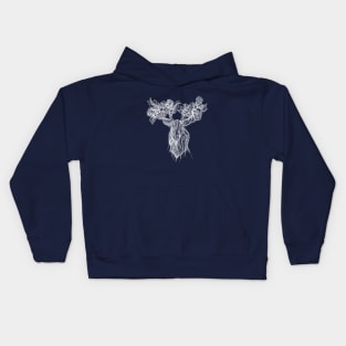 Forest Moose (light) Kids Hoodie